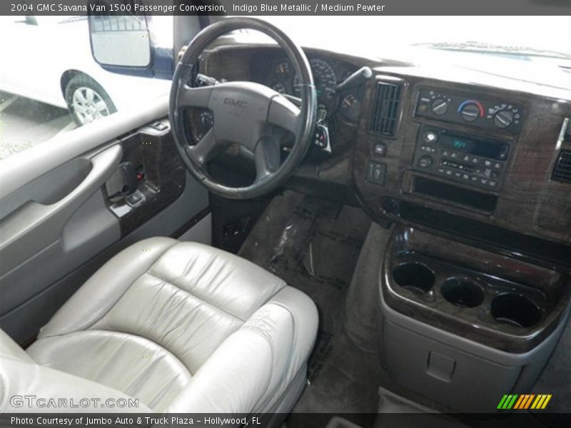 Indigo Blue Metallic / Medium Pewter 2004 GMC Savana Van 1500 Passenger Conversion