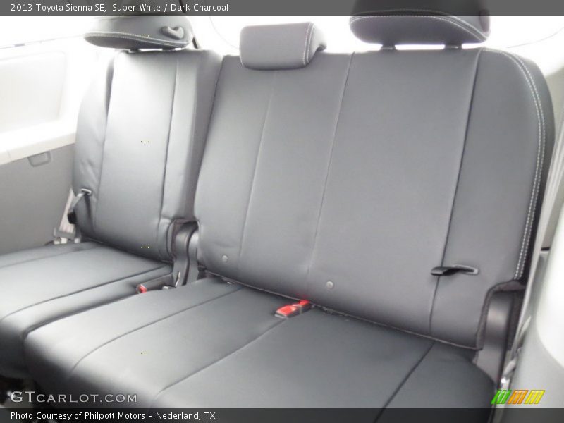 Rear Seat of 2013 Sienna SE