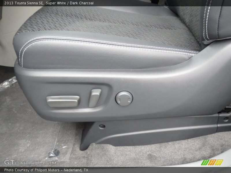 Front Seat of 2013 Sienna SE