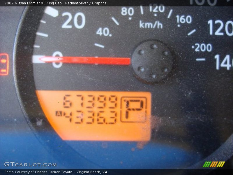 Radiant Silver / Graphite 2007 Nissan Frontier XE King Cab