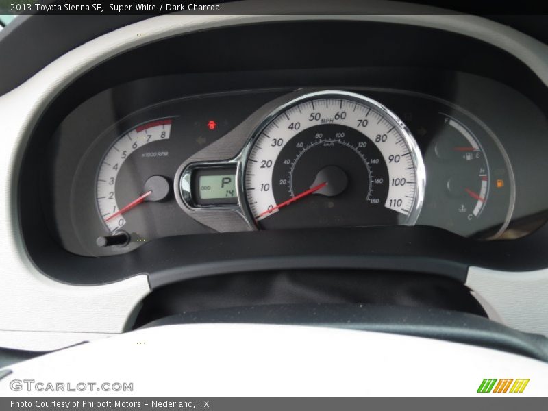  2013 Sienna SE SE Gauges
