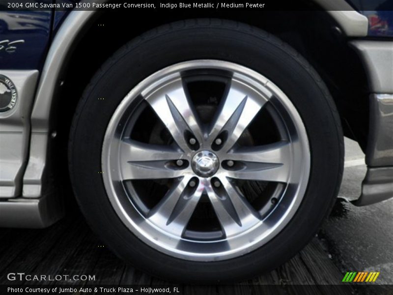 Indigo Blue Metallic / Medium Pewter 2004 GMC Savana Van 1500 Passenger Conversion