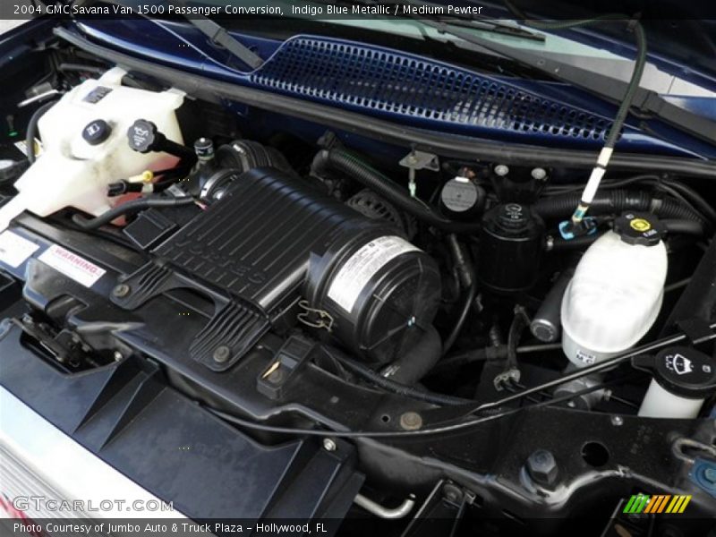 Indigo Blue Metallic / Medium Pewter 2004 GMC Savana Van 1500 Passenger Conversion