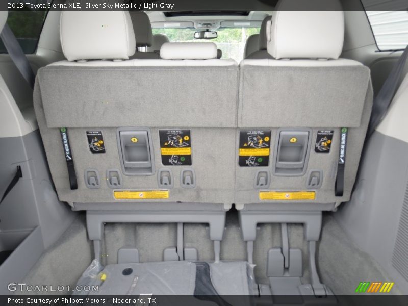 Silver Sky Metallic / Light Gray 2013 Toyota Sienna XLE