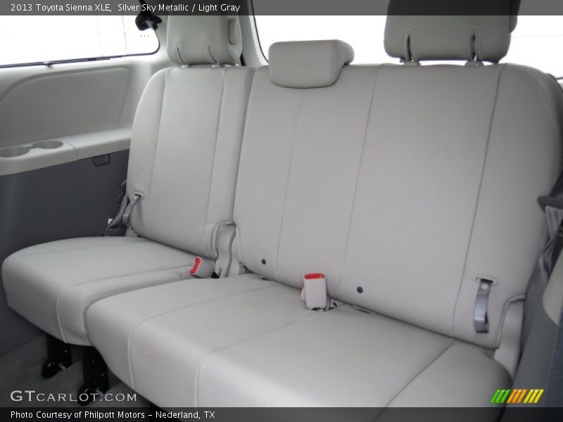 Silver Sky Metallic / Light Gray 2013 Toyota Sienna XLE