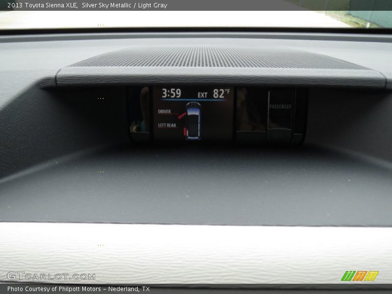 Silver Sky Metallic / Light Gray 2013 Toyota Sienna XLE