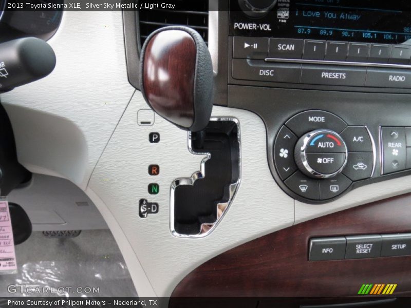 Silver Sky Metallic / Light Gray 2013 Toyota Sienna XLE