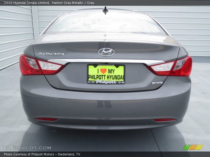 Harbor Gray Metallic / Gray 2013 Hyundai Sonata Limited