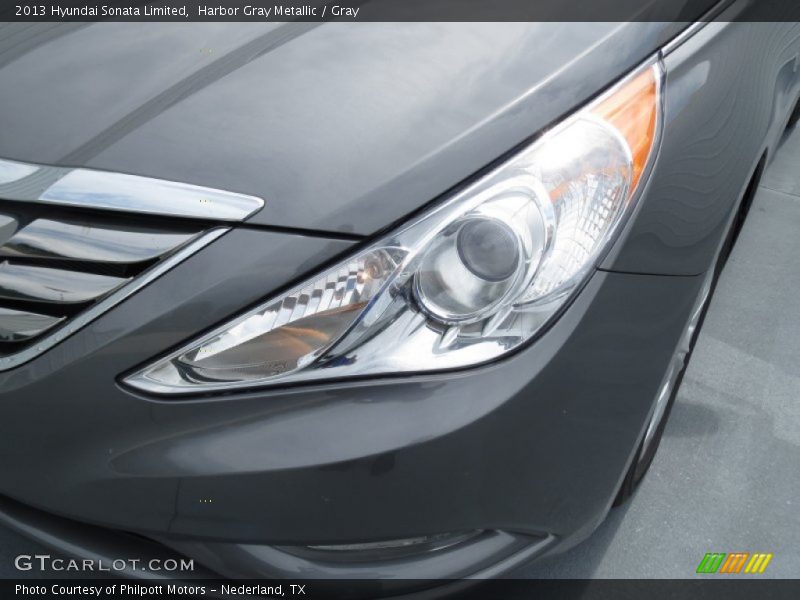 Harbor Gray Metallic / Gray 2013 Hyundai Sonata Limited
