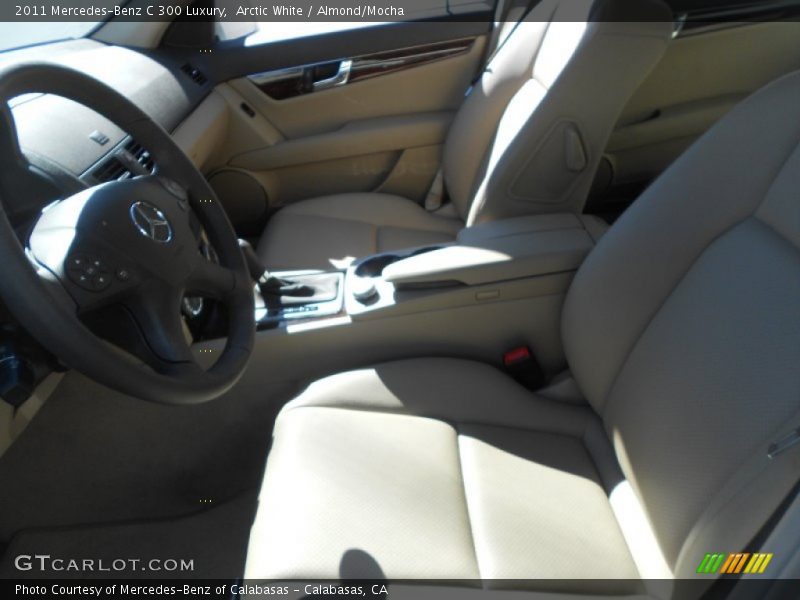 Arctic White / Almond/Mocha 2011 Mercedes-Benz C 300 Luxury