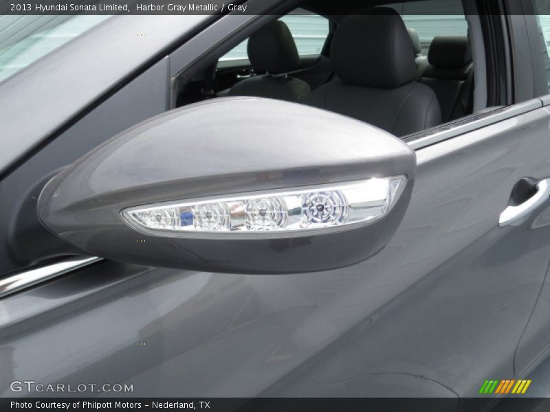Harbor Gray Metallic / Gray 2013 Hyundai Sonata Limited