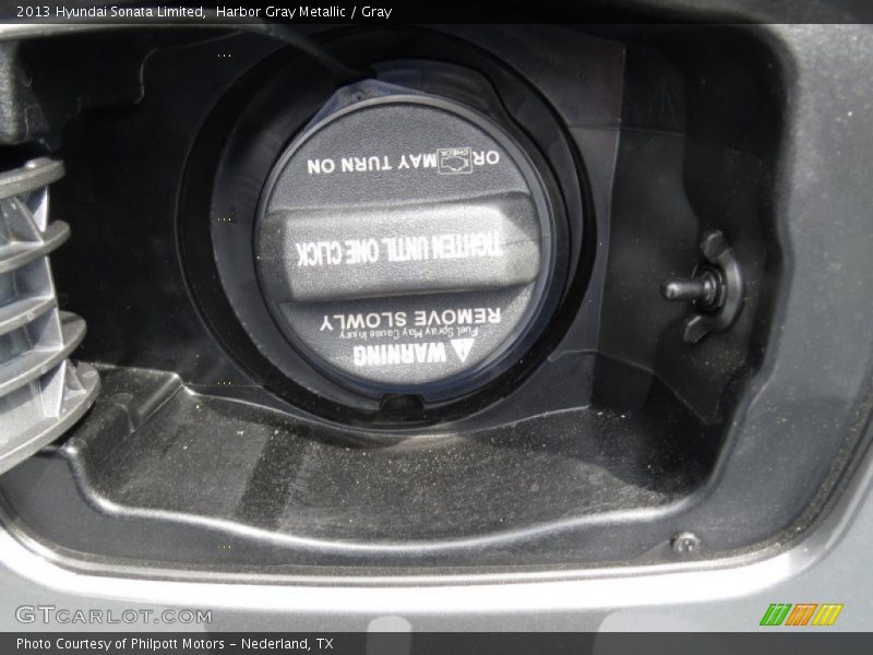 Harbor Gray Metallic / Gray 2013 Hyundai Sonata Limited
