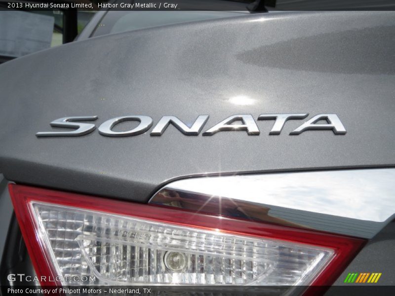 Harbor Gray Metallic / Gray 2013 Hyundai Sonata Limited