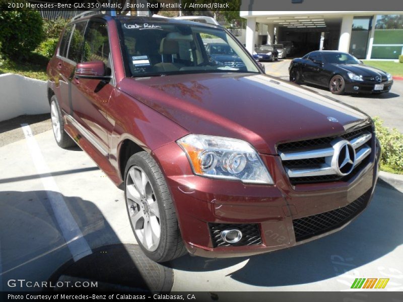 Barolo Red Metallic / Almond/Black 2010 Mercedes-Benz GLK 350 4Matic