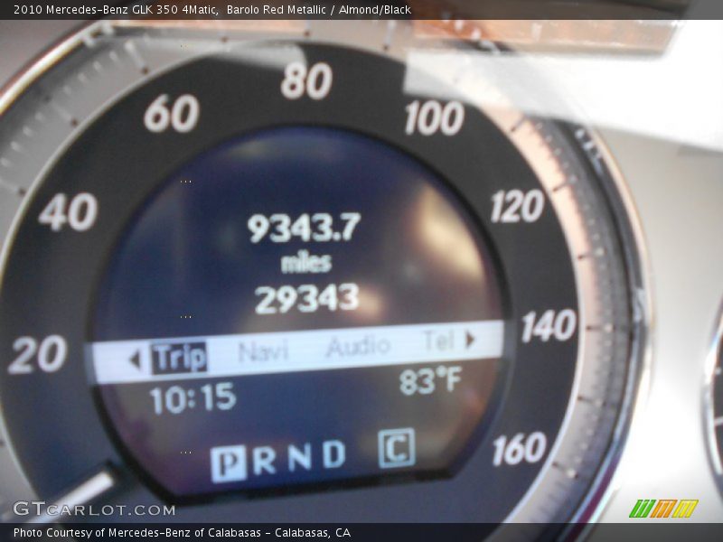 Barolo Red Metallic / Almond/Black 2010 Mercedes-Benz GLK 350 4Matic