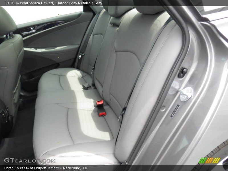 Harbor Gray Metallic / Gray 2013 Hyundai Sonata Limited