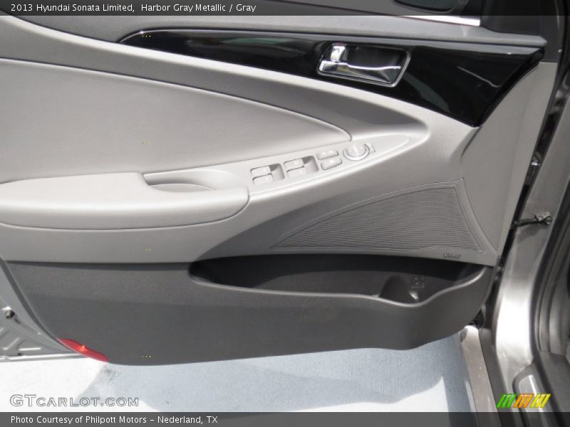 Harbor Gray Metallic / Gray 2013 Hyundai Sonata Limited