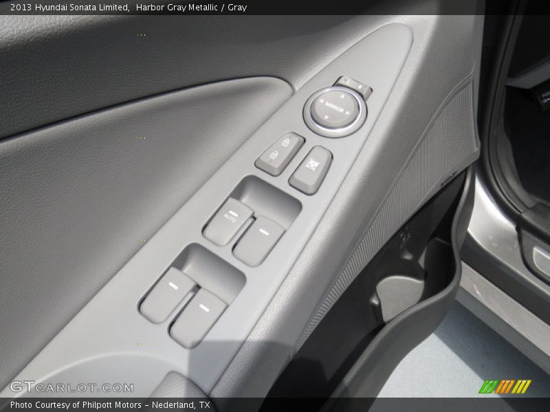 Harbor Gray Metallic / Gray 2013 Hyundai Sonata Limited