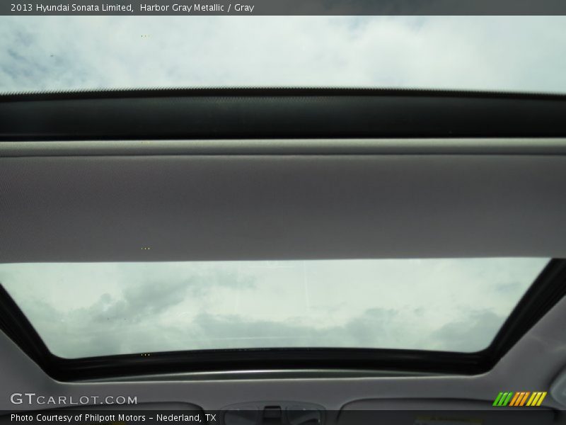 Harbor Gray Metallic / Gray 2013 Hyundai Sonata Limited