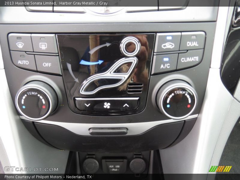 Harbor Gray Metallic / Gray 2013 Hyundai Sonata Limited