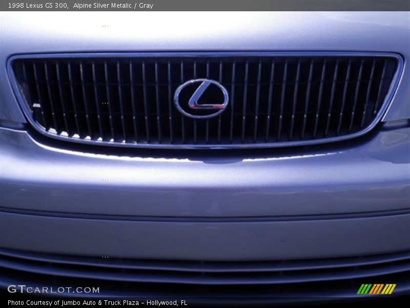 Alpine Silver Metalic / Gray 1998 Lexus GS 300