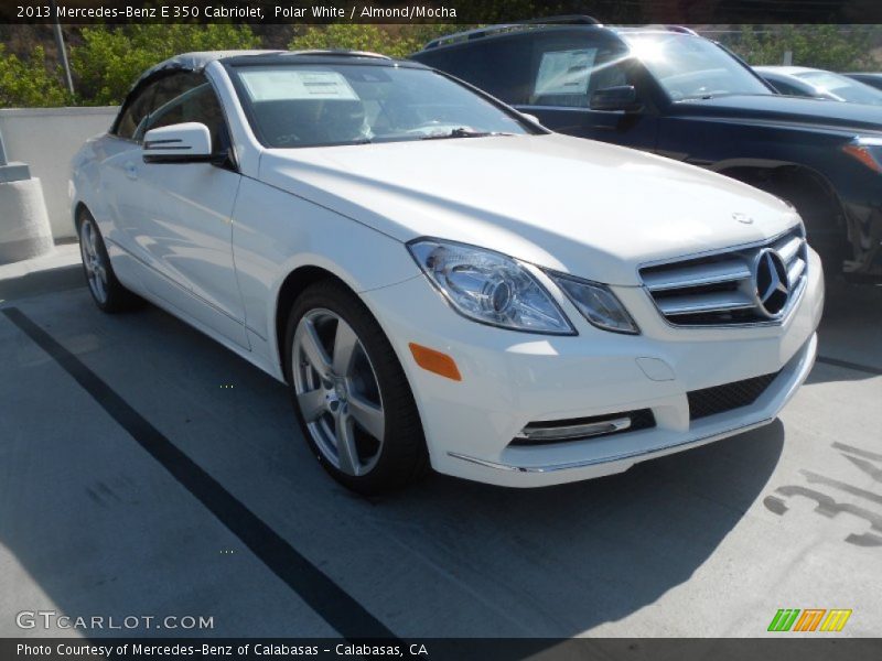 Polar White / Almond/Mocha 2013 Mercedes-Benz E 350 Cabriolet
