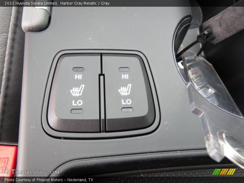 Harbor Gray Metallic / Gray 2013 Hyundai Sonata Limited