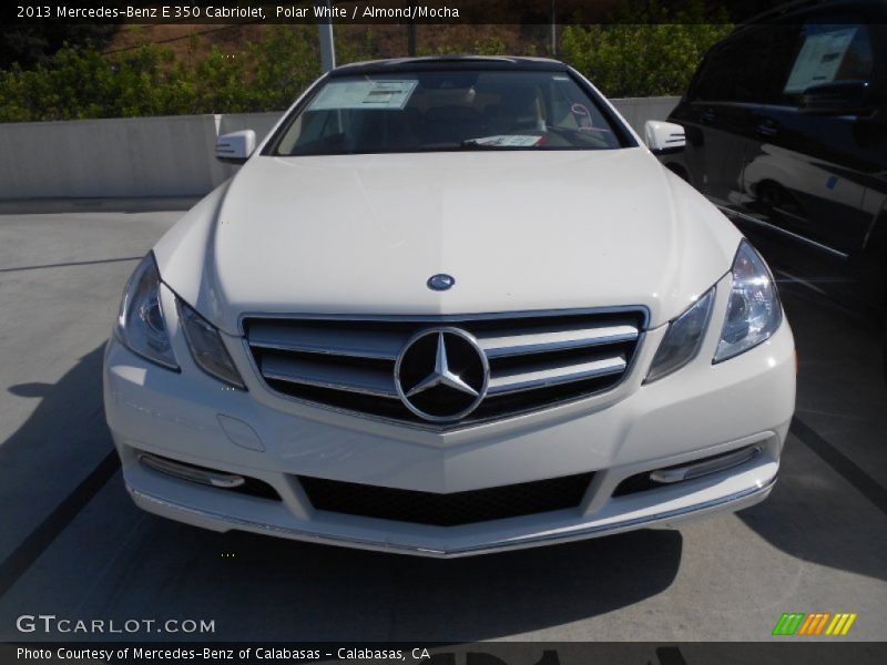 Polar White / Almond/Mocha 2013 Mercedes-Benz E 350 Cabriolet