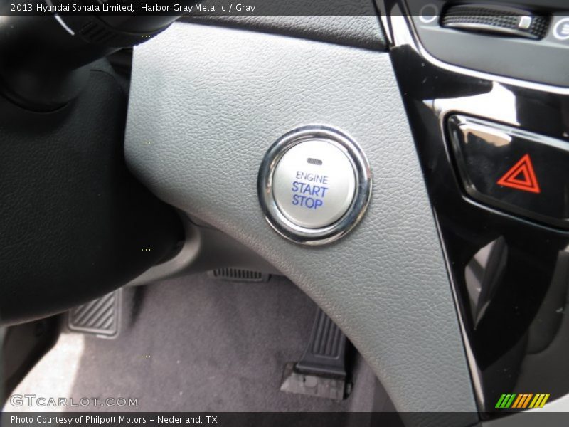 Harbor Gray Metallic / Gray 2013 Hyundai Sonata Limited