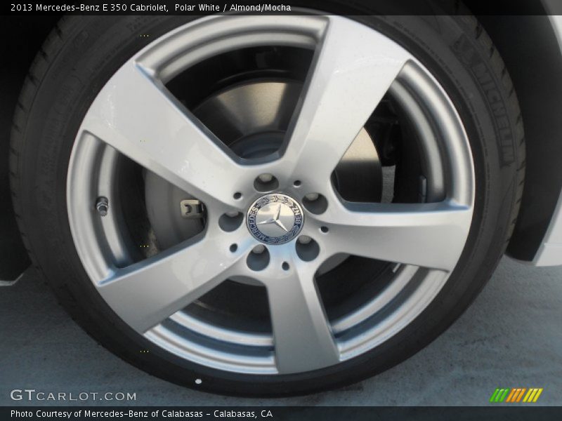 Polar White / Almond/Mocha 2013 Mercedes-Benz E 350 Cabriolet