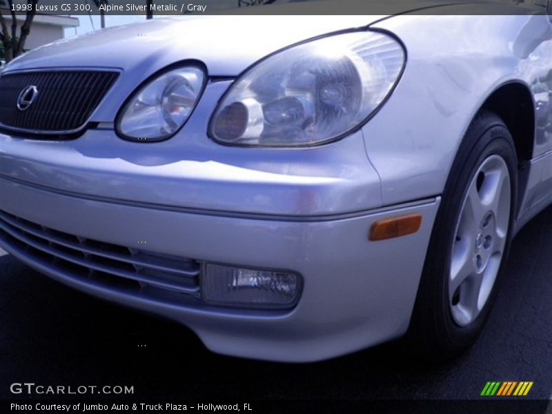 Alpine Silver Metalic / Gray 1998 Lexus GS 300