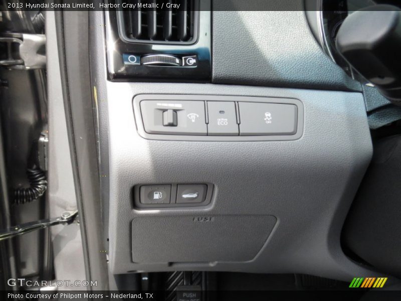 Harbor Gray Metallic / Gray 2013 Hyundai Sonata Limited