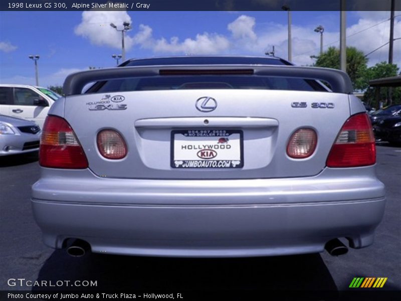 Alpine Silver Metalic / Gray 1998 Lexus GS 300