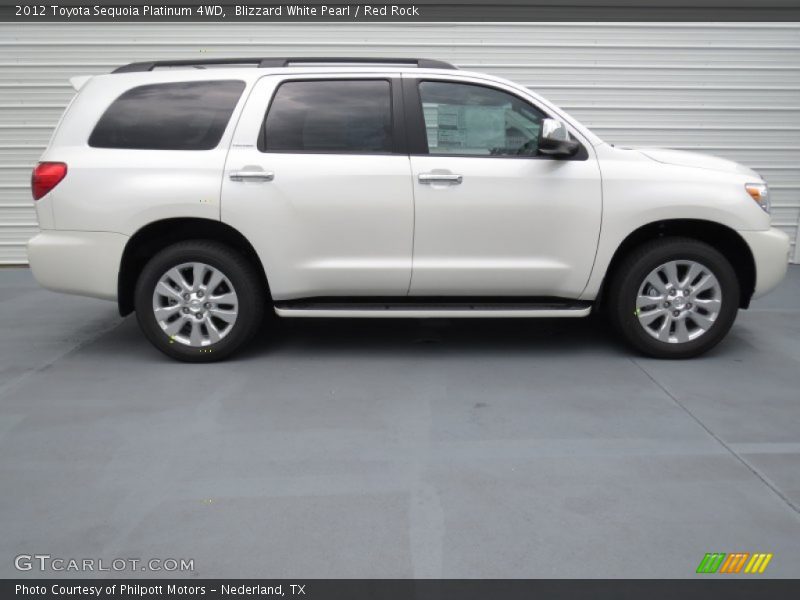  2012 Sequoia Platinum 4WD Blizzard White Pearl