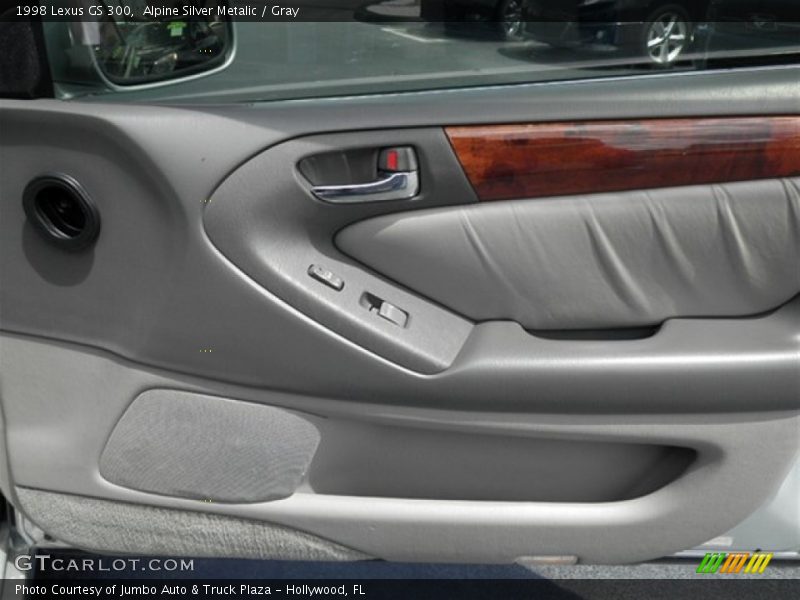 Alpine Silver Metalic / Gray 1998 Lexus GS 300