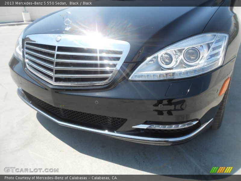 Black / Black 2013 Mercedes-Benz S 550 Sedan