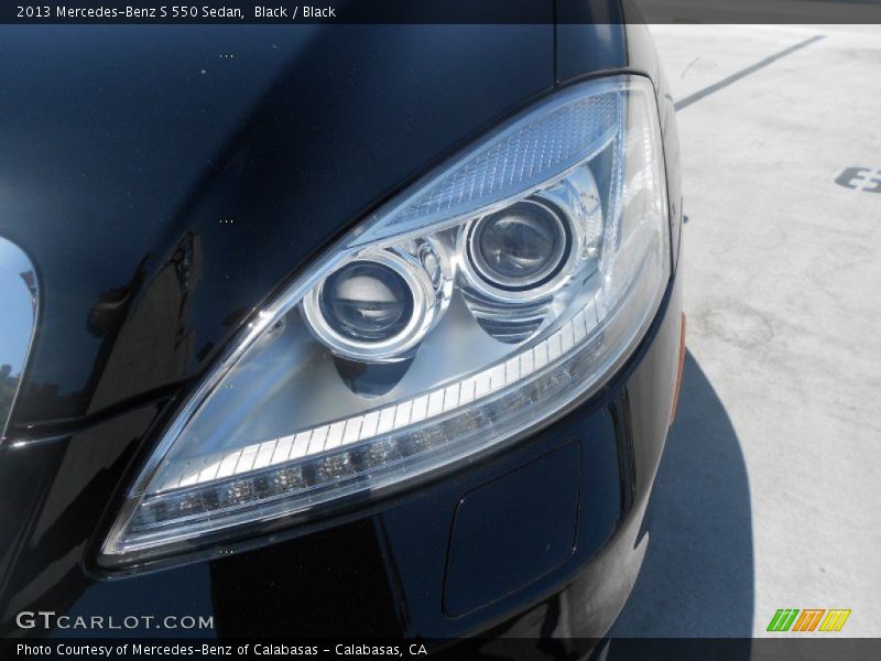 Black / Black 2013 Mercedes-Benz S 550 Sedan