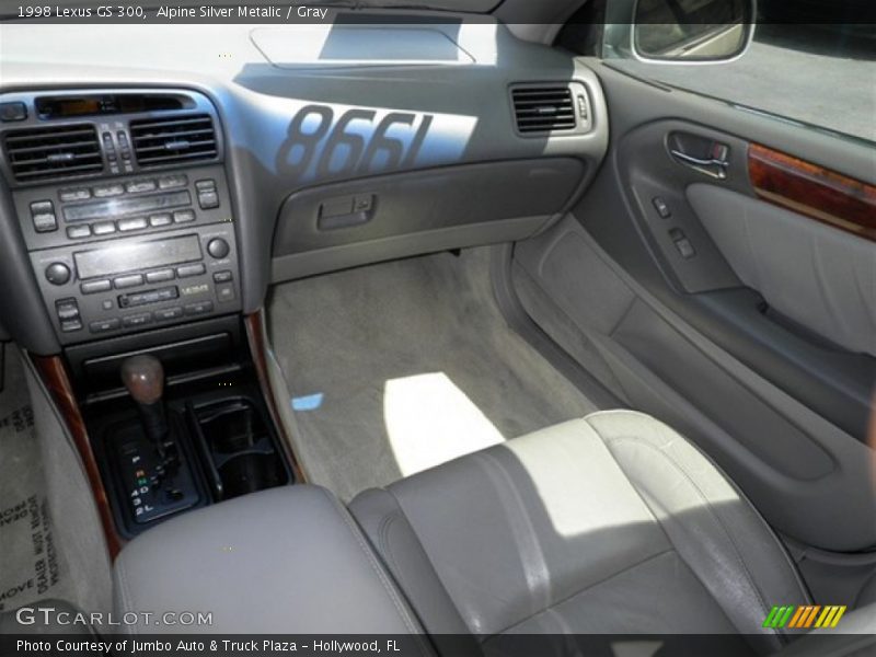 Alpine Silver Metalic / Gray 1998 Lexus GS 300