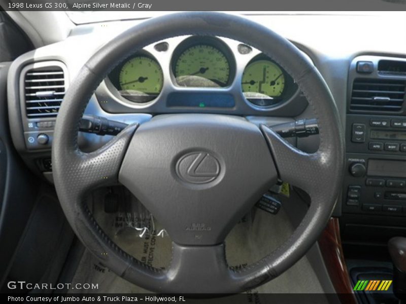 Alpine Silver Metalic / Gray 1998 Lexus GS 300