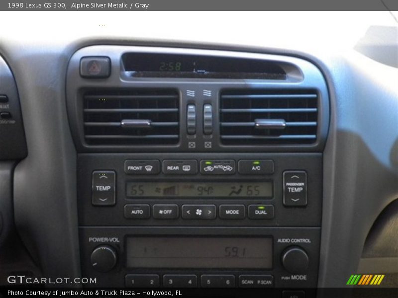 Alpine Silver Metalic / Gray 1998 Lexus GS 300