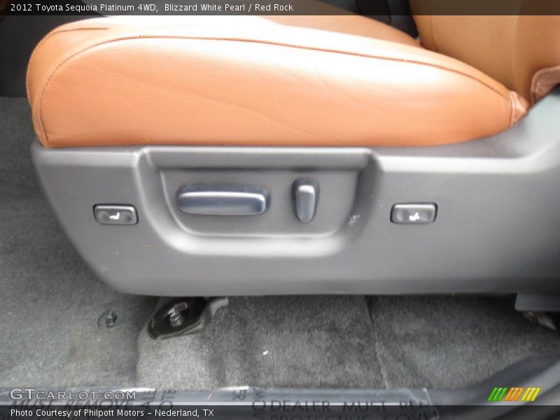 Front Seat of 2012 Sequoia Platinum 4WD