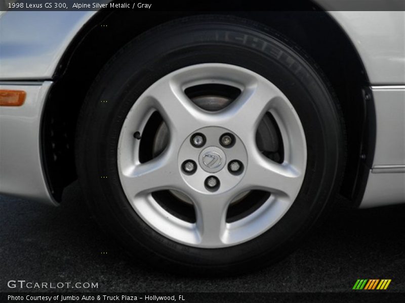 Alpine Silver Metalic / Gray 1998 Lexus GS 300
