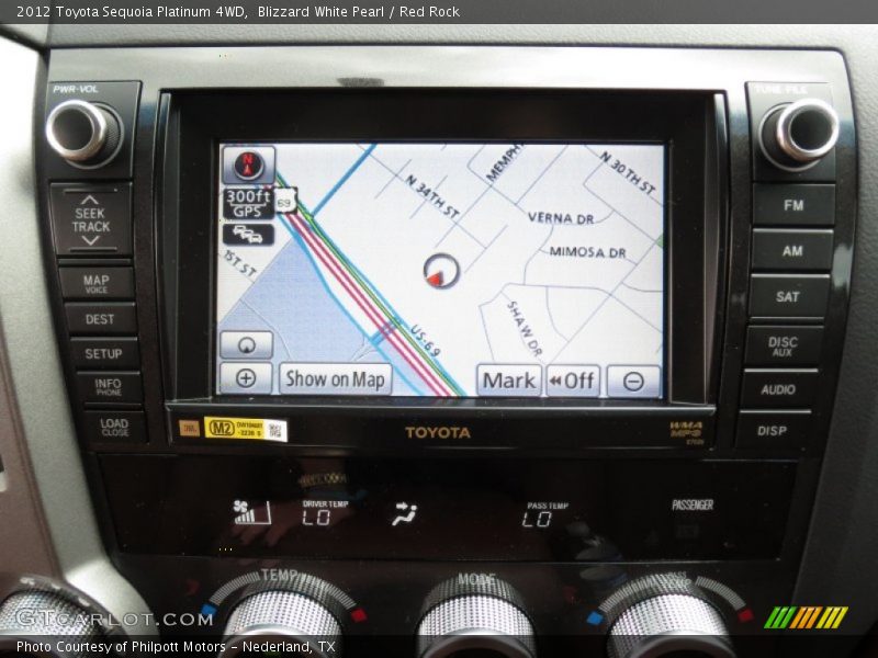 Navigation of 2012 Sequoia Platinum 4WD
