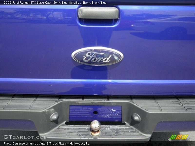 Sonic Blue Metallic / Ebony Black/Blue 2006 Ford Ranger STX SuperCab
