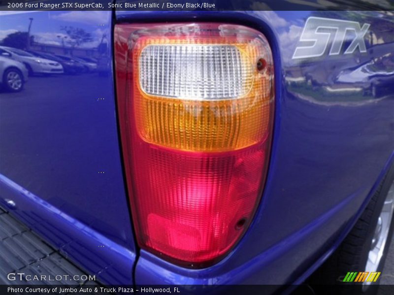 Sonic Blue Metallic / Ebony Black/Blue 2006 Ford Ranger STX SuperCab