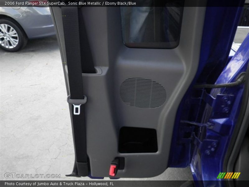 Sonic Blue Metallic / Ebony Black/Blue 2006 Ford Ranger STX SuperCab