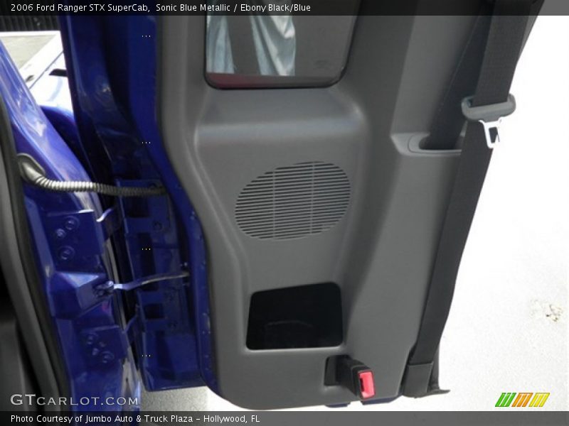Sonic Blue Metallic / Ebony Black/Blue 2006 Ford Ranger STX SuperCab