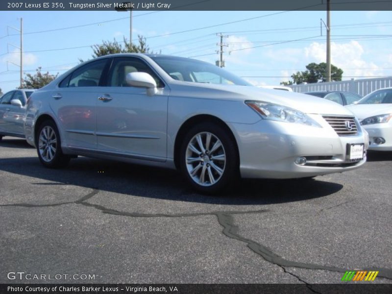 Tungsten Silver Metallic / Light Gray 2007 Lexus ES 350