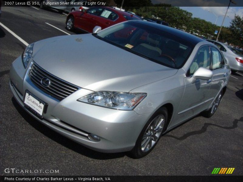 Tungsten Silver Metallic / Light Gray 2007 Lexus ES 350