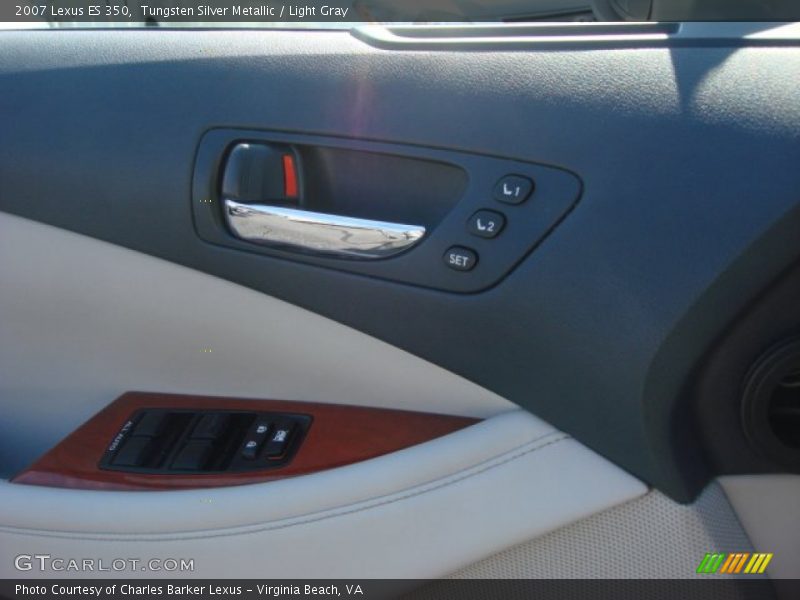 Tungsten Silver Metallic / Light Gray 2007 Lexus ES 350